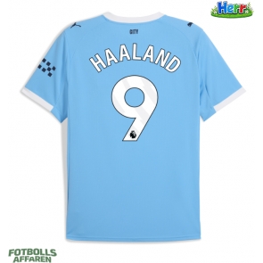 Manchester City Erling Haaland #9 Hemmatröja 2025-26 Kortärmad